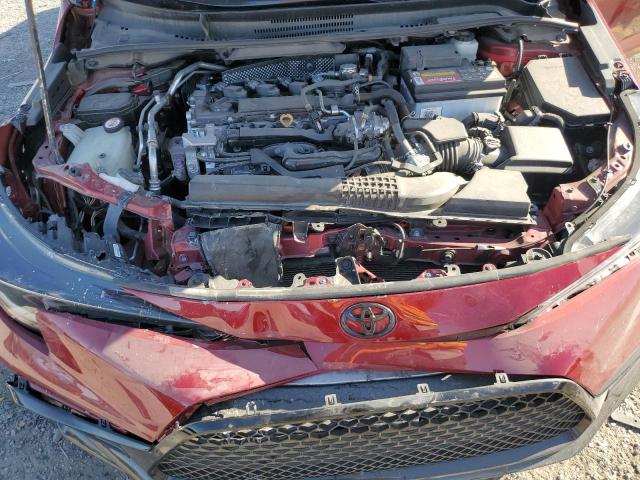 5YFS4MCE0NP112273 - 2022 TOYOTA COROLLA SE წითელი ფოტო 11