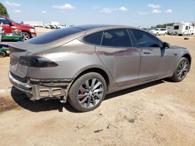 5YJSA1E47KF332464 - 2019 TESLA MODEL S Մոխրագույն լուսանկար 3