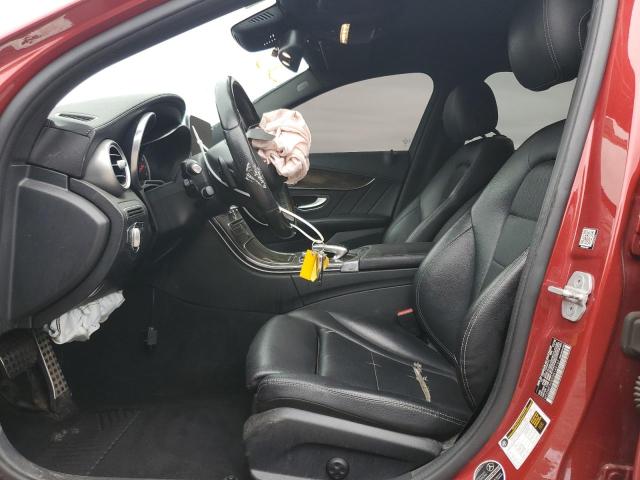 WDDWF4KB5GR144167 - 2016 MERCEDES-BENZ C 300 4MATIC RED photo 7