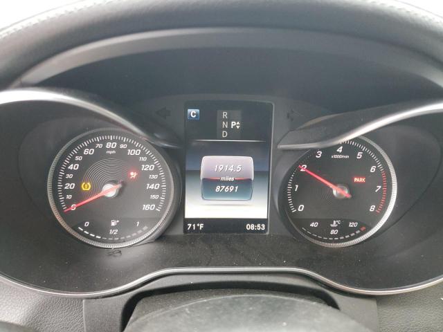 WDDWF4KB5GR144167 - 2016 MERCEDES-BENZ C 300 4MATIC RED photo 9