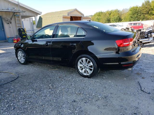 3VWLA7AJ4FM266697 - 2015 VOLKSWAGEN JETTA TDI BLACK photo 2