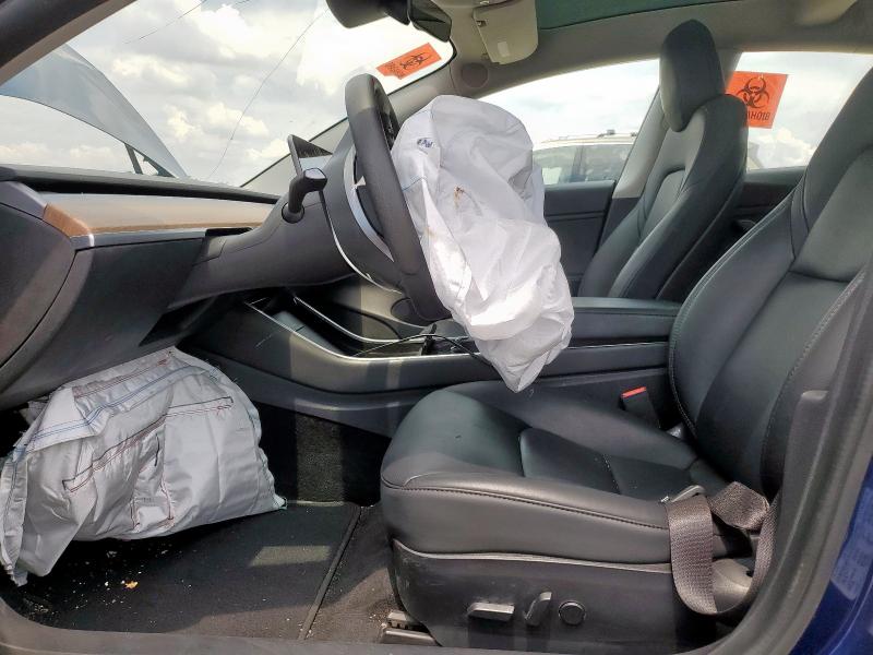 5YJ3E1EB3LF664653 - 2020 TESLA MODEL 3 BLUE photo 7