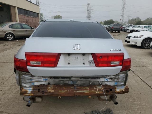 1HGCM66525A051865 - 2005 HONDA ACCORD EX SILVER photo 6