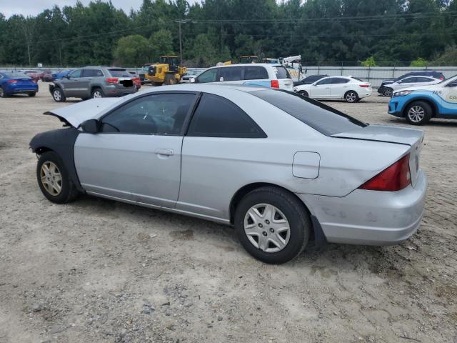 1HGEM22563L028369 - 2003 HONDA CIVIC LX SILVER photo 2