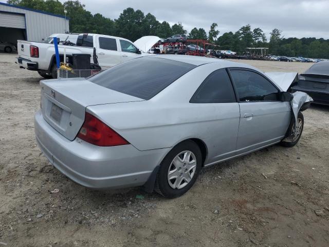 1HGEM22563L028369 - 2003 HONDA CIVIC LX SILVER photo 3