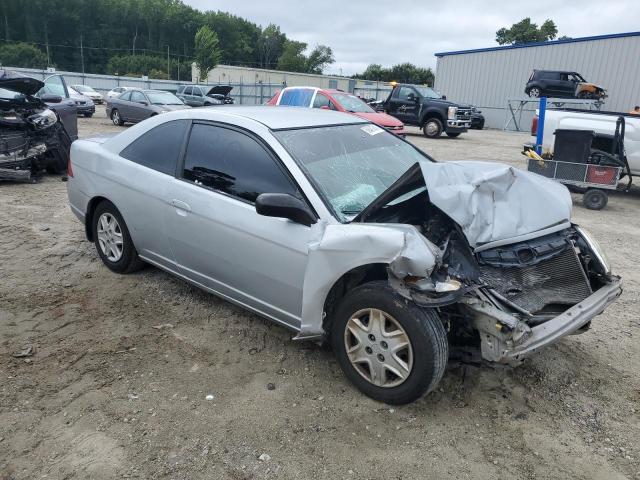 1HGEM22563L028369 - 2003 HONDA CIVIC LX SILVER photo 4