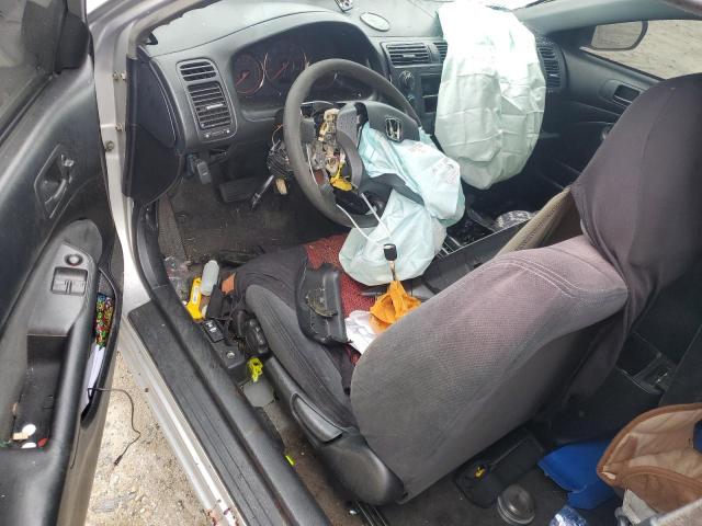 1HGEM22563L028369 - 2003 HONDA CIVIC LX SILVER photo 8