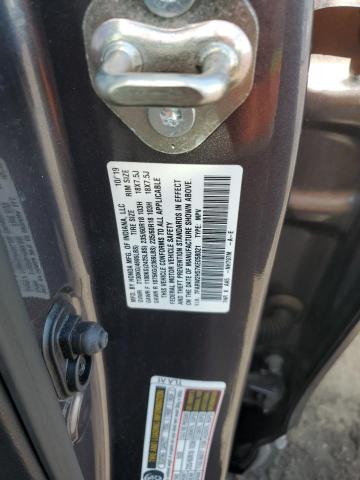 7FARW2H57KE058021 - 2019 HONDA CR-V EX გრაფიტი ფოტო 13