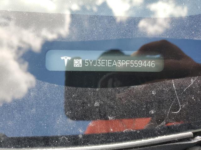 5YJ3E1EA3PF559446 - 2023 TESLA MODEL 3 石墨色 照片 12