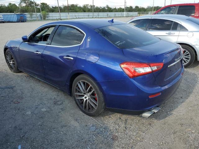 ZAM57RSA1G1169701 - 2016 MASERATI GHIBLI S BLUE photo 2