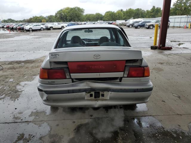 JT2EL44A6M0052660 - 1991 TOYOTA TERCEL LE SILVER photo 6