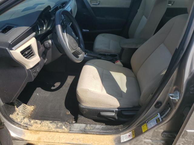 2T1BURHE2GC509296 - 2016 TOYOTA COROLLA L თაფლისფერი ფოტო 7