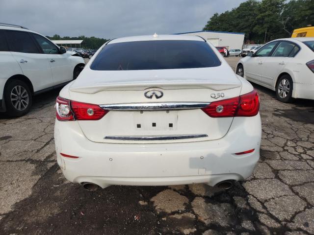JN1BV7AP9FM330884 - 2015 INFINITI Q50 BASE WHITE photo 6