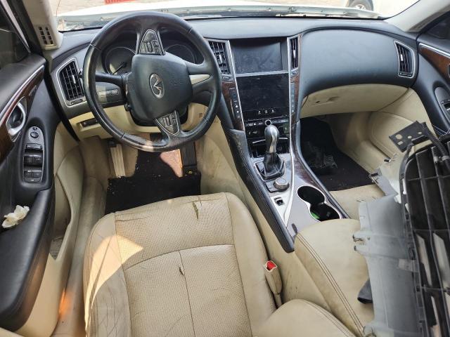 JN1BV7AP9FM330884 - 2015 INFINITI Q50 BASE WHITE photo 8