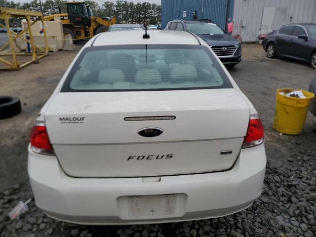 1FAHP3HN4BW132040 - 2011 FORD FOCUS SEL WHITE photo 6