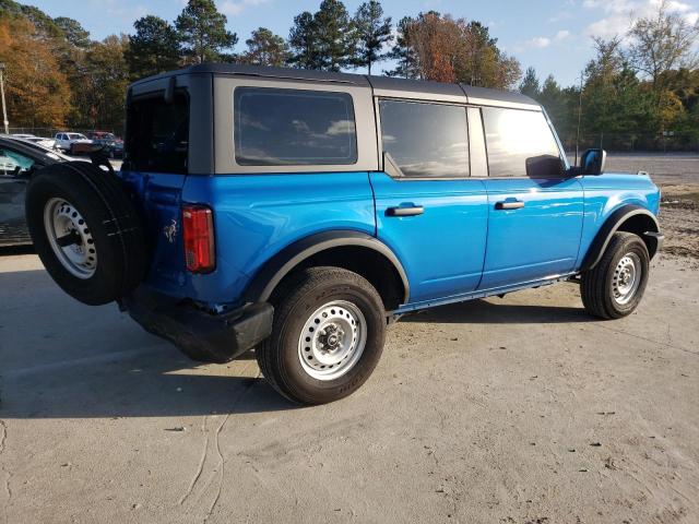 1FMDE5BH0MLA77888 - 2021 FORD BRONCO BASE BLUE photo 3