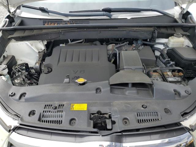 5TDJKRFH9FS142577 - 2015 TOYOTA HIGHLANDER XLE WHITE photo 12