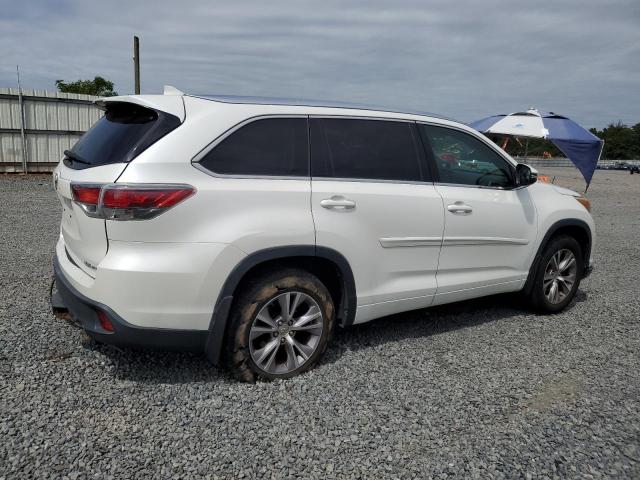 5TDJKRFH9FS142577 - 2015 TOYOTA HIGHLANDER XLE WHITE photo 3