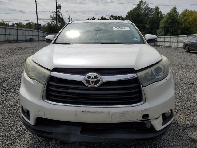 5TDJKRFH9FS142577 - 2015 TOYOTA HIGHLANDER XLE WHITE photo 5
