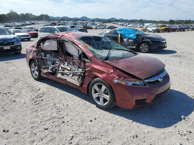 2HGFA1F68AH530076 - 2010 HONDA CIVIC LX-S RED photo 4