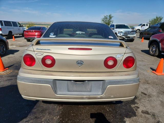 2G1WF52E849233627 - 2004 CHEVROLET IMPALA GOLD photo 6