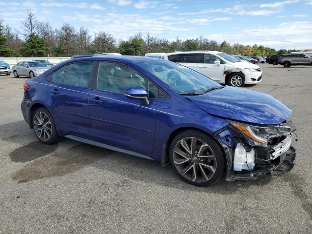 5YFS4MCEXMP068751 - 2021 TOYOTA COROLLA SE BLUE photo 4
