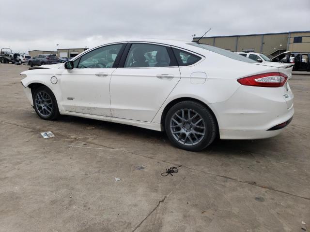 3FA6P0SU9GR165308 - 2016 FORD FUSION TITANIUM PHEV WHITE photo 2