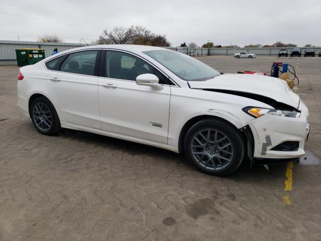 3FA6P0SU9GR165308 - 2016 FORD FUSION TITANIUM PHEV WHITE photo 4