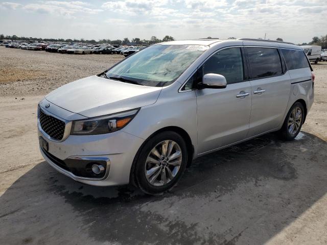 KNDME5C10F6050214 - 2015 KIA SEDONA SXL SILVER photo 1