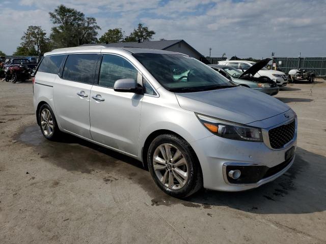 KNDME5C10F6050214 - 2015 KIA SEDONA SXL SILVER photo 4