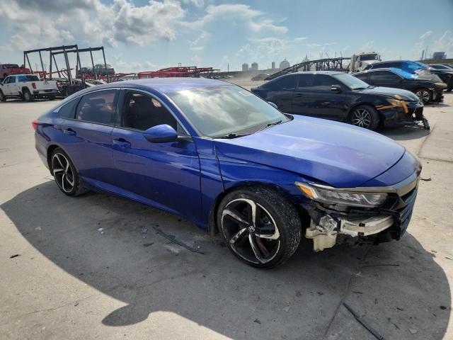 1HGCV1F35JA074761 - 2018 HONDA ACCORD SPORT Көк фото 4