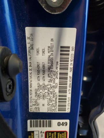 3TMCZ5AN0HM062677 - 2017 TOYOTA TACOMA DOUBLE CAB ლურჯი ფოტო 13