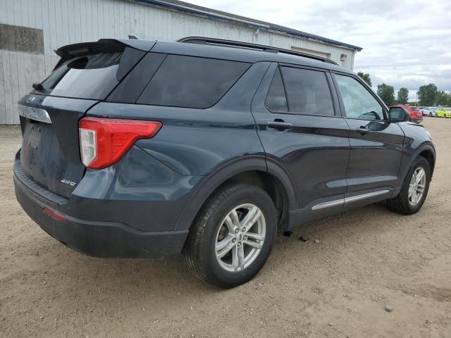 1FMSK8DH0NGB92712 - 2022 FORD EXPLORER XLT 蓝色 照片 3
