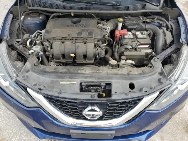 3N1AB7AP8KY382583 - 2019 NISSAN SENTRA S BLUE photo 11