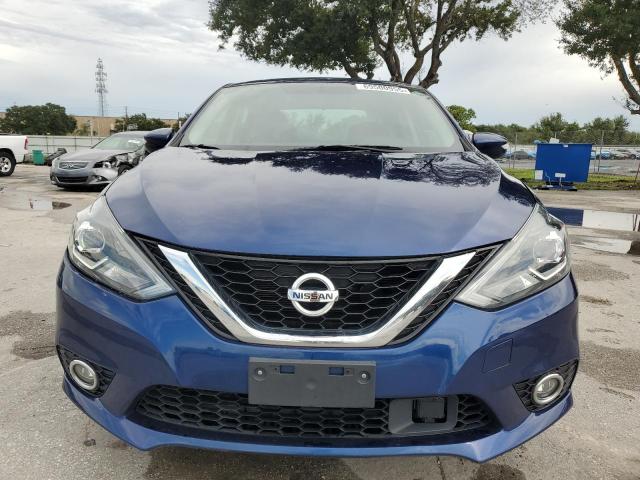 3N1AB7AP8KY382583 - 2019 NISSAN SENTRA S BLUE photo 5