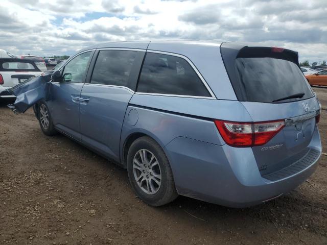 5FNRL5H45BB084937 - 2011 HONDA ODYSSEY EX Կապույտ լուսանկար 2