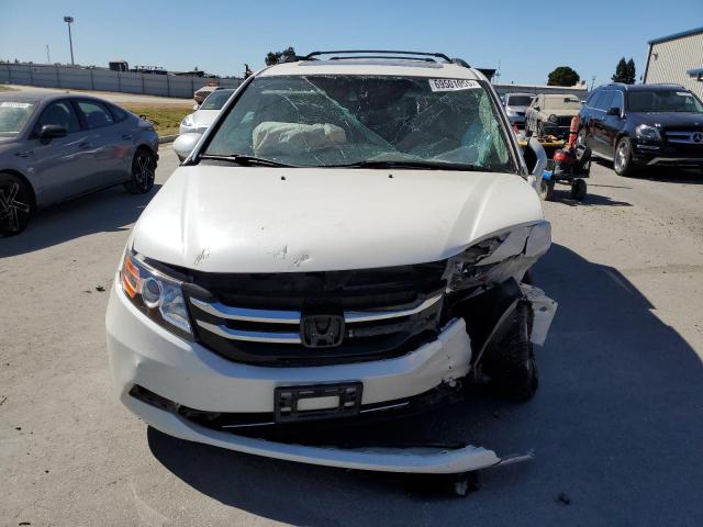 5FNRL5H6XFB086013 - 2015 HONDA ODYSSEY EXL WHITE photo 5