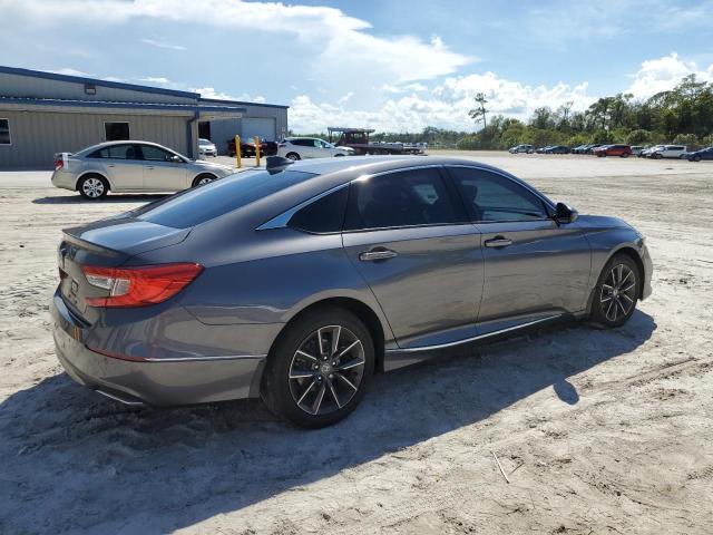 1HGCV1F53MA025533 - 2021 HONDA ACCORD EXL GRAY photo 3