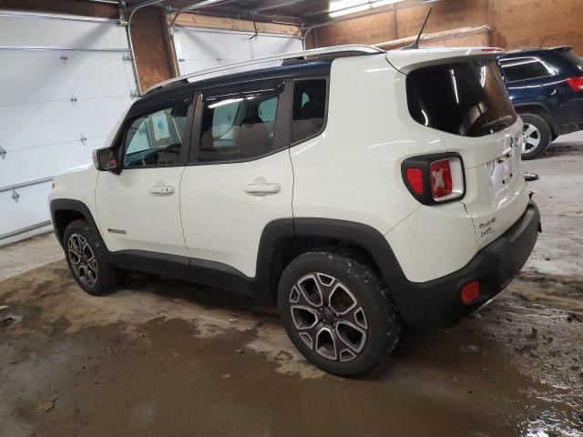 ZACCJBDT7GPC90333 - 2016 JEEP RENEGADE LIMITED WHITE photo 2