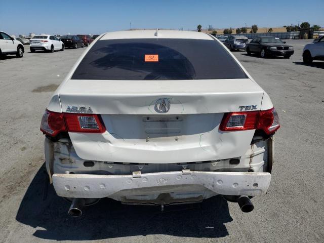 JH4CU2F69AC004863 - 2010 ACURA TSX WHITE photo 6