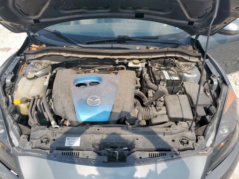 JM1BL1M73C1577830 - 2012 MAZDA 3 I GRAY photo 11