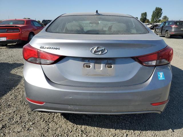 5NPDH4AE3FH603614 - 2015 HYUNDAI ELANTRA SE SILVER photo 6