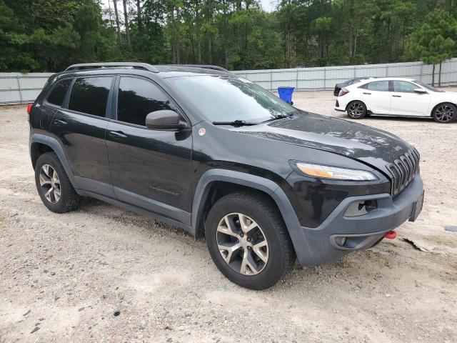 1C4PJMBS9FW521029 - 2015 JEEP CHEROKEE TRAILHAWK BLACK photo 4