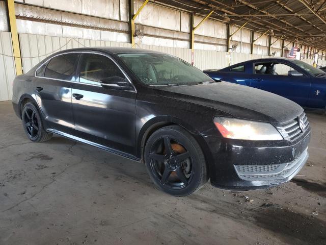 1VWBP7A33CC004369 - 2012 VOLKSWAGEN PASSAT SE BLACK photo 4