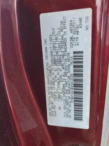 5TBRT34103S412335 - 2003 TOYOTA TUNDRA ACCESS CAB SR5 MAROON photo 12