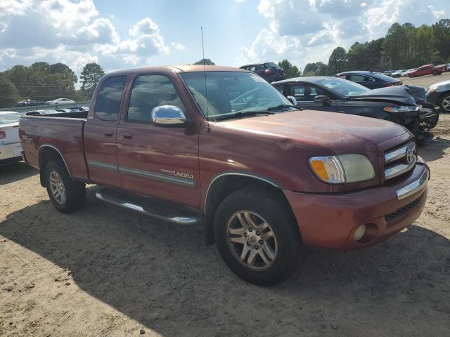 5TBRT34103S412335 - 2003 TOYOTA TUNDRA ACCESS CAB SR5 MAROON photo 4