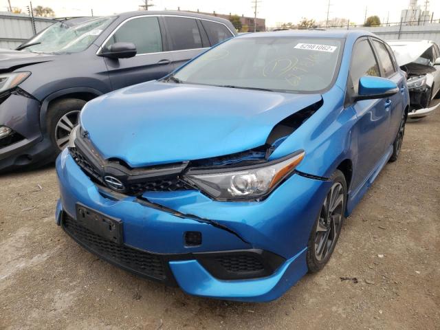 JTNKARJE1GJ515898 - 2016 TOYOTA SCION IM BLUE photo 2