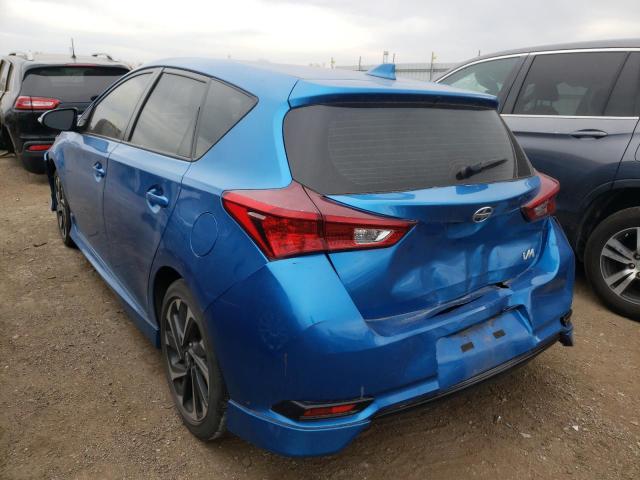 JTNKARJE1GJ515898 - 2016 TOYOTA SCION IM BLUE photo 3