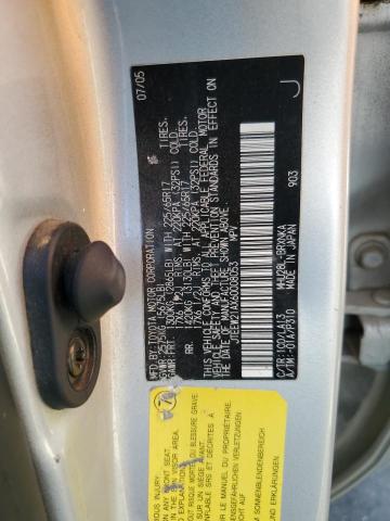 JTEEW21AX60008053 - 2006 TOYOTA HIGHLANDER HYBRID SILVER photo 13