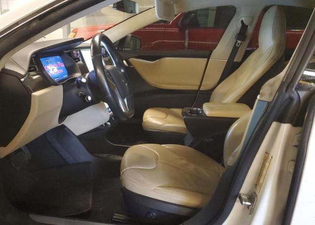 5YJSA1H15EFP62208 - 2014 TESLA MODEL S Սպիտակ լուսանկար 7
